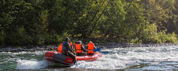 Bystraya river rafting